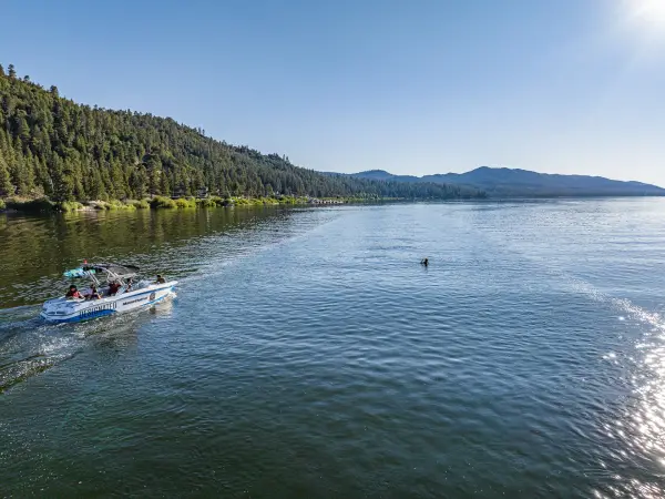 Big Bear Lake aerial view