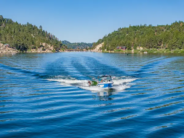 Big Bear Lake aerial view