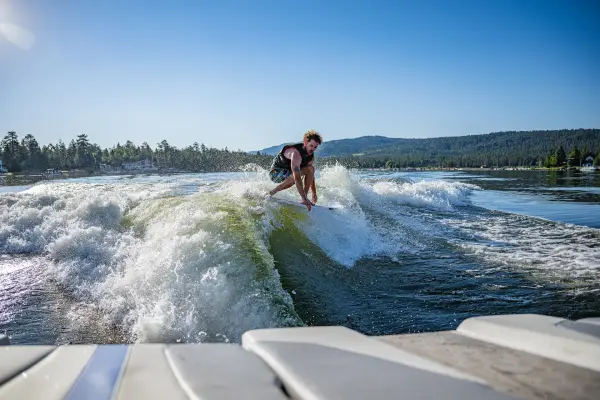 Wakeboat charter on Big Bear Lake
