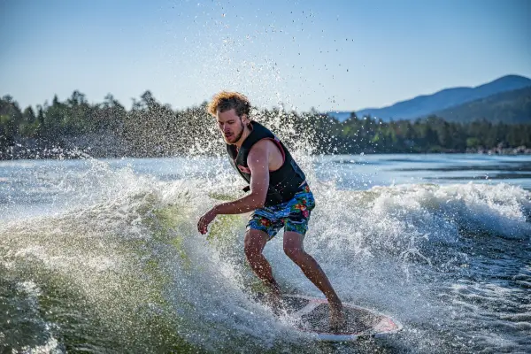 Wakeboat charter on Big Bear Lake