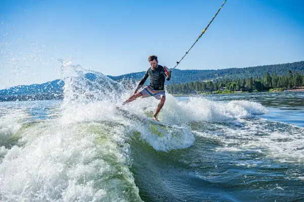 Wakeboat charter on Big Bear Lake