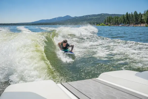 Wakeboat charter on Big Bear Lake
