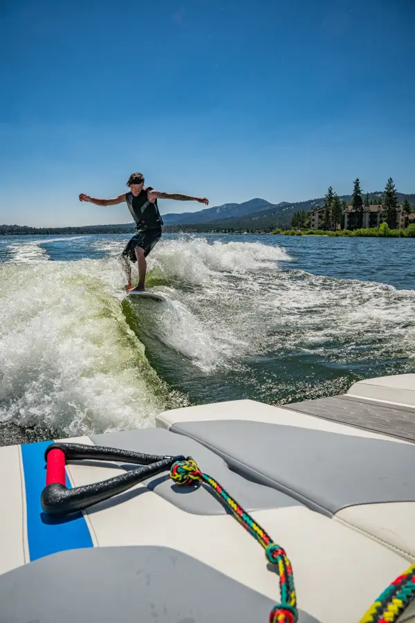 Wakeboat charter on Big Bear Lake